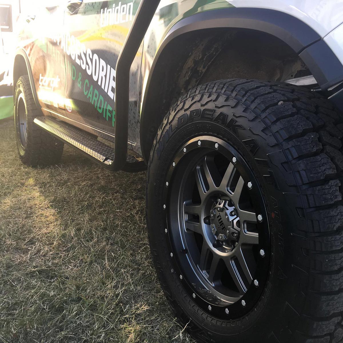 Close Up On A Wheel Of A Vehicle